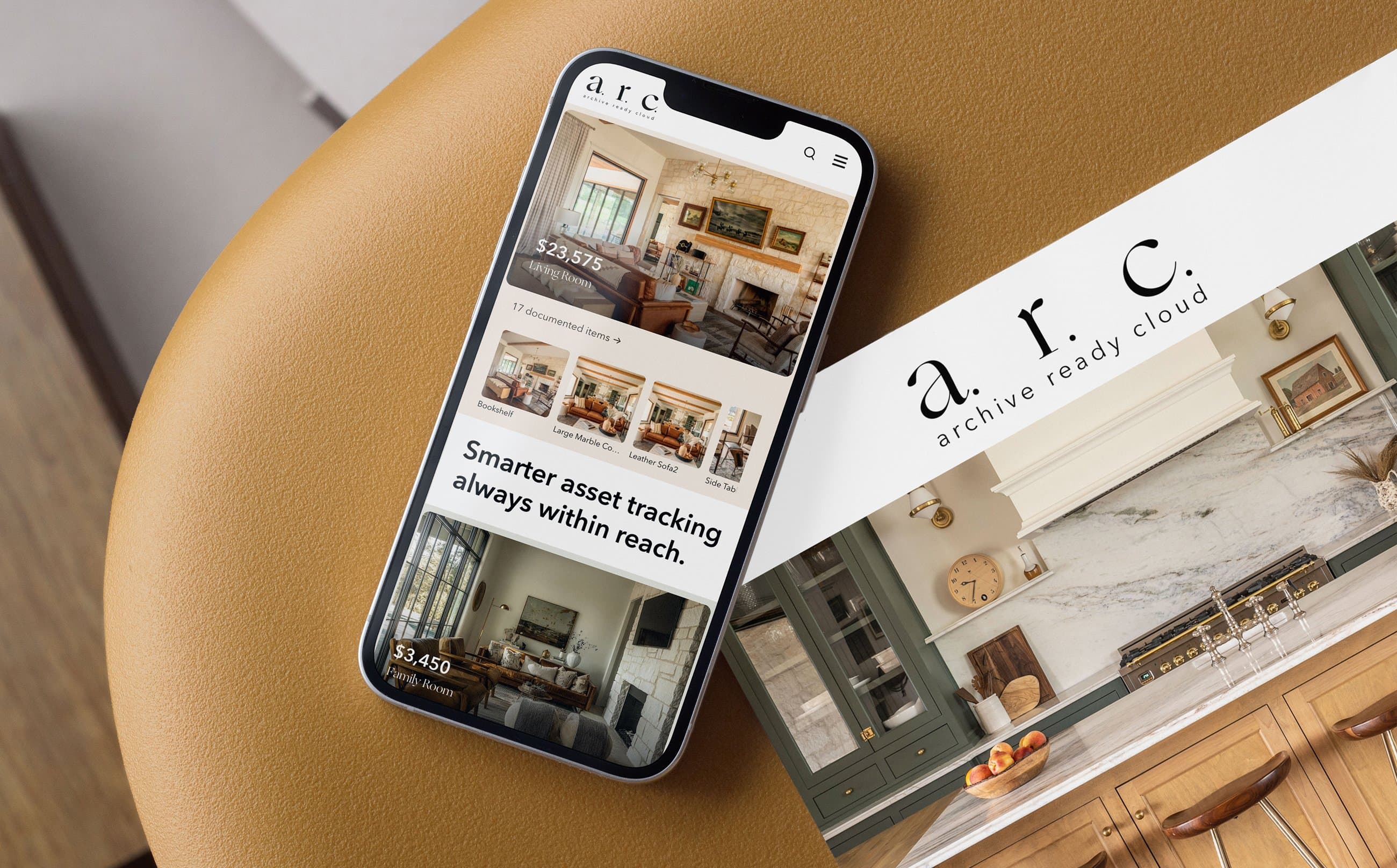 A.R.C. app lifestyle — smartphone and tablet
