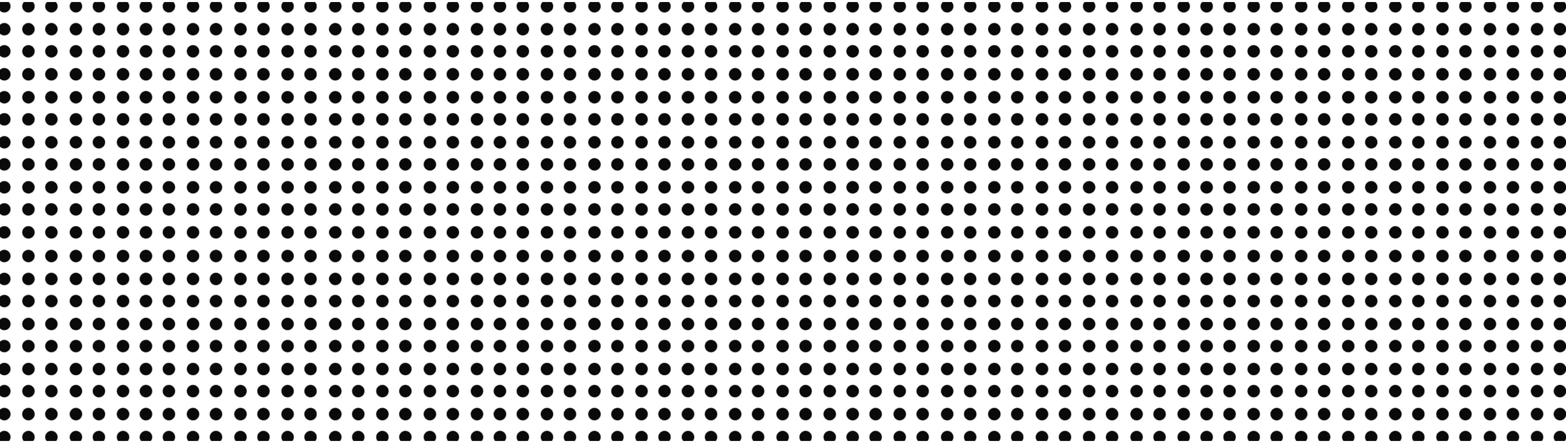 Pattern swatch, halftone dots, black on white