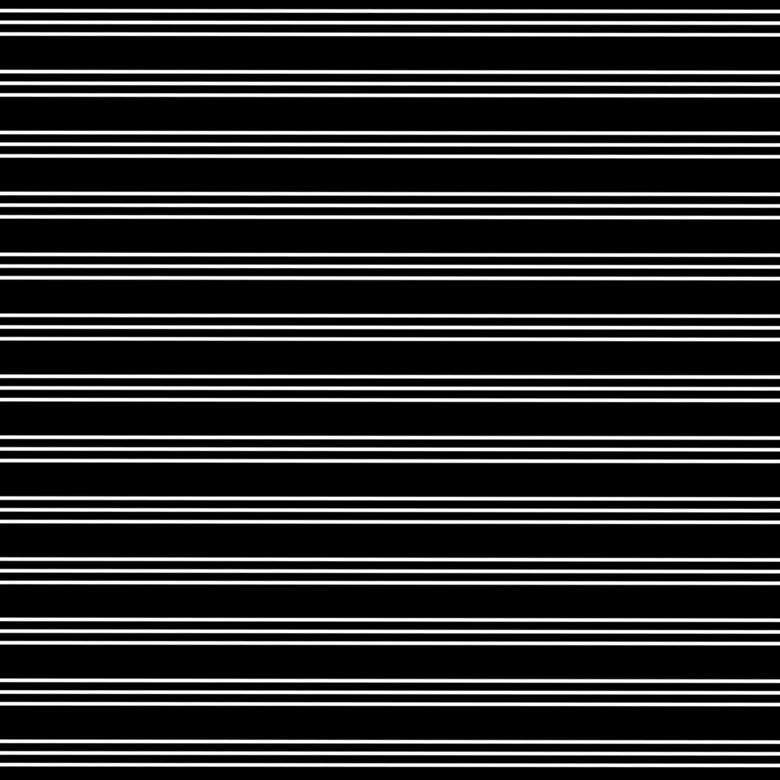 Pattern swatch, horizontal lines, white on black