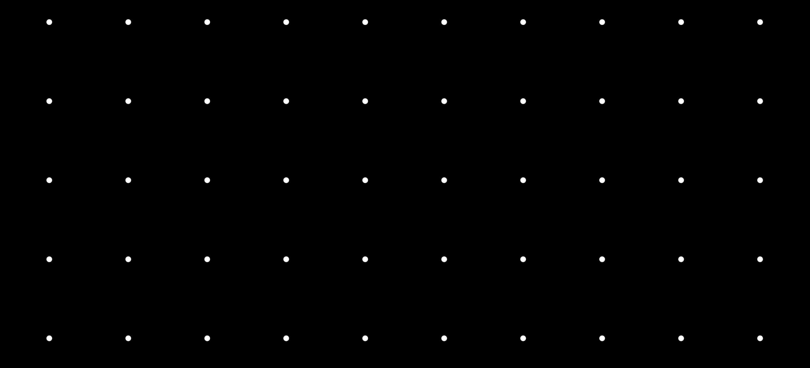 Pattern swatch, sparse dots, white on black