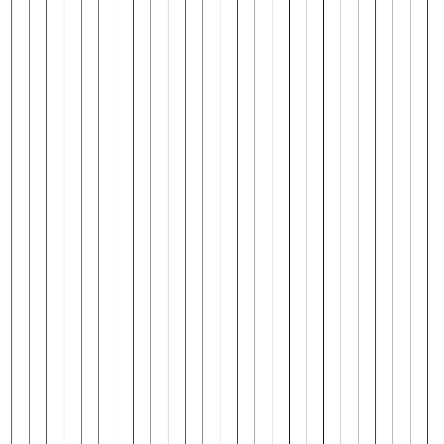 Pattern swatch, vertical hairlines on white