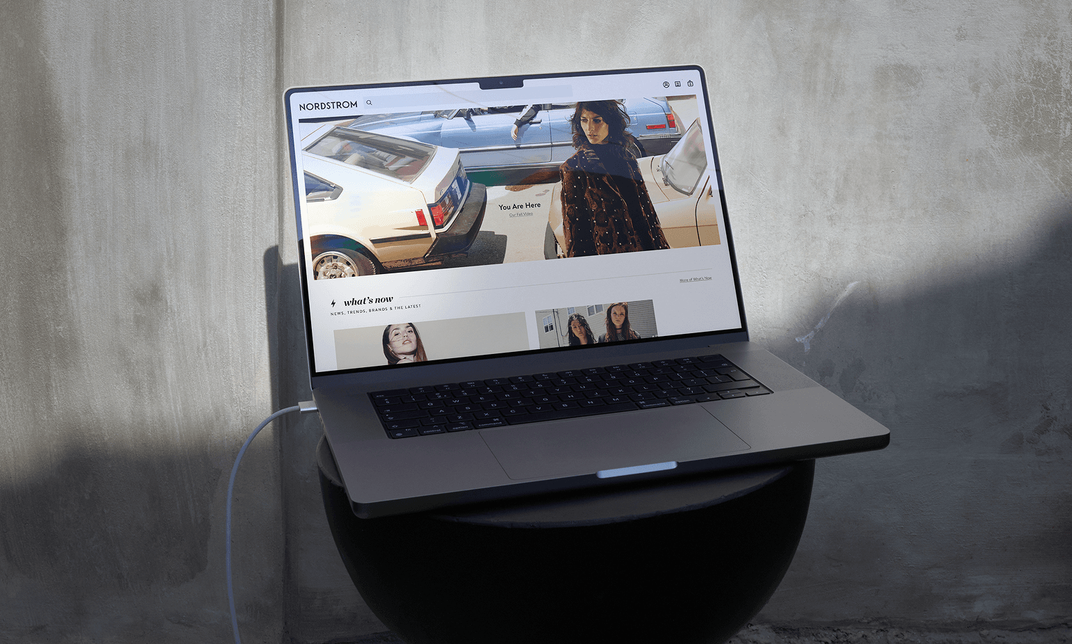 Nordstrom Content Framework applied across the site, custom lockups powering the categorized homepage system