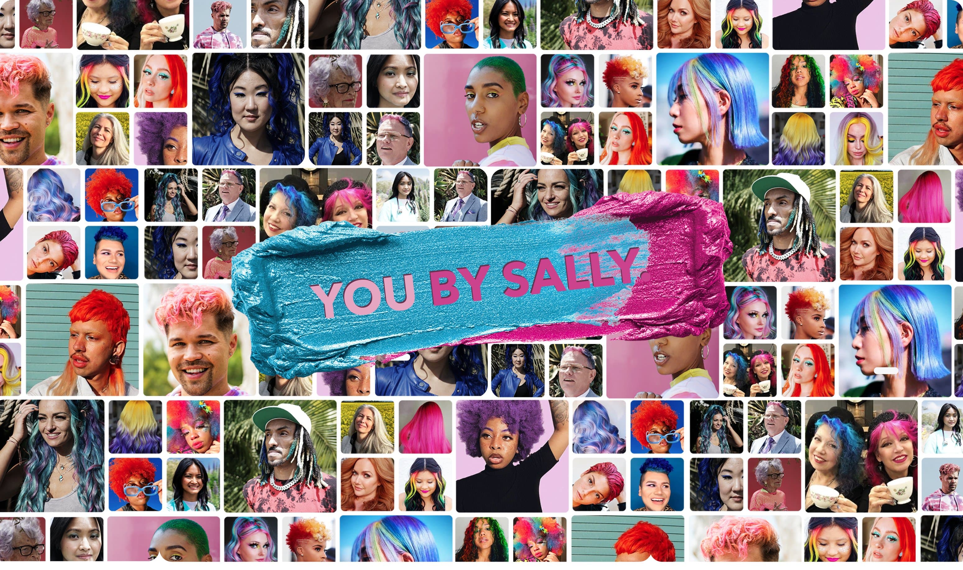 You By Sally hair color campaign hero