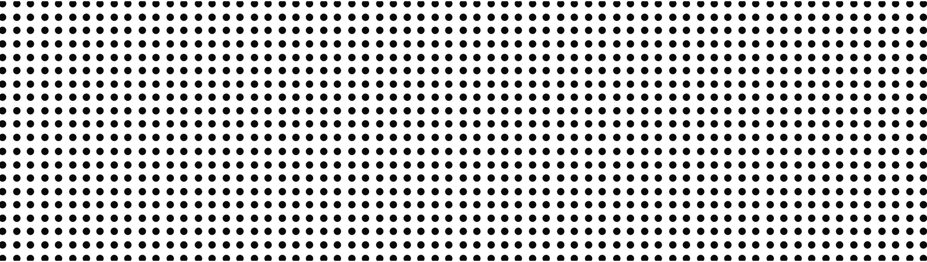 Pattern swatch, halftone dots, black on white