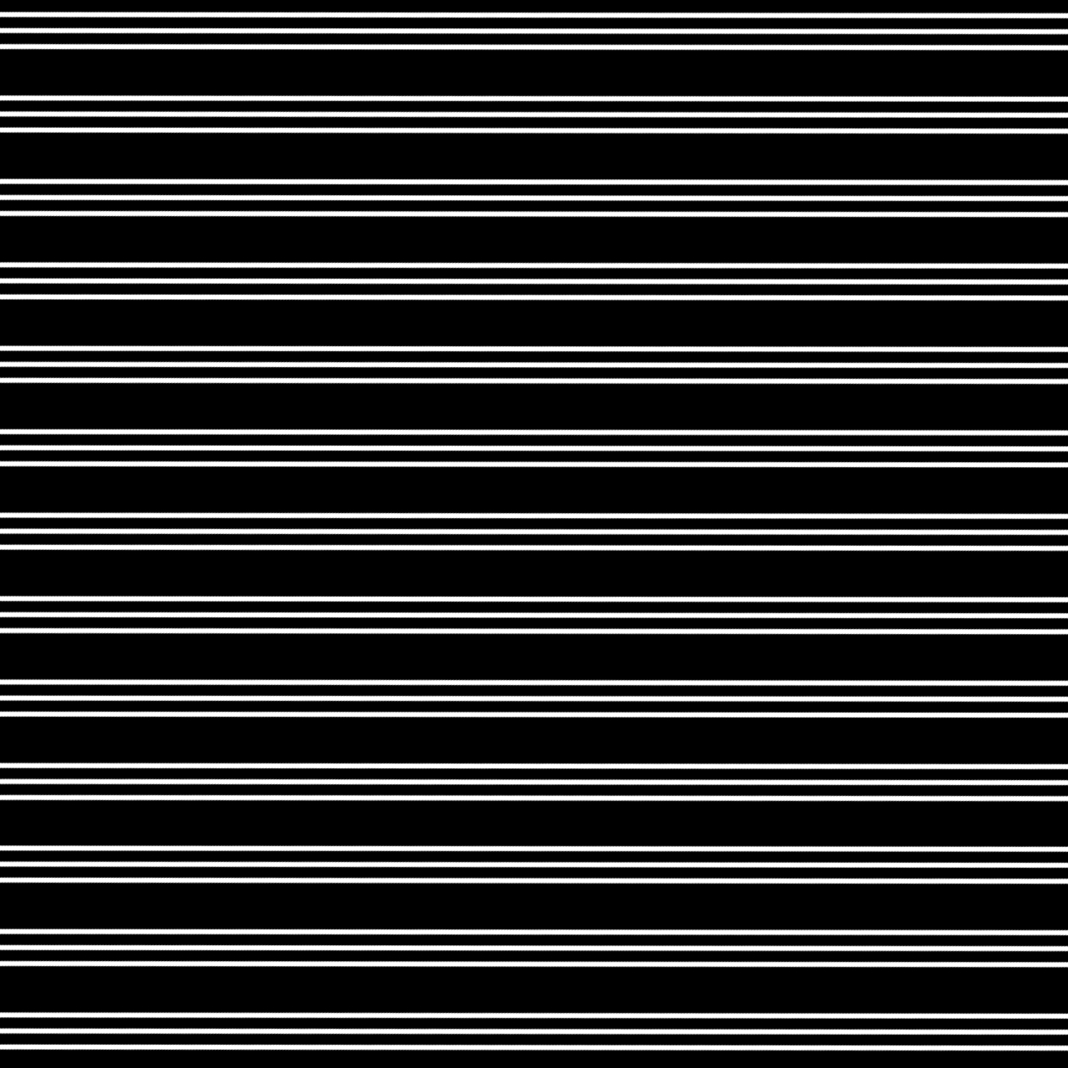 Pattern swatch, horizontal lines, white on black