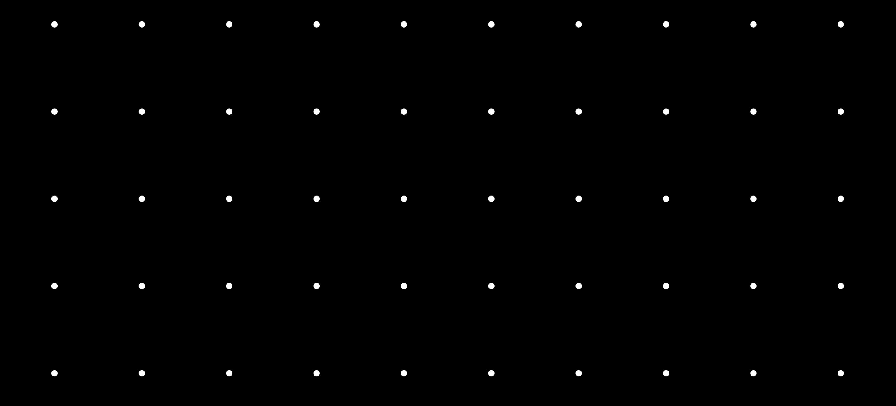 Pattern swatch, sparse dots, white on black