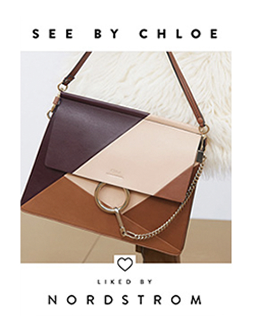 Liked by Nordstrom tile featuring See by Chloé colorblock leather bag